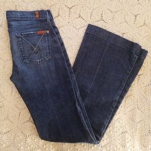 7 for All Mankind DOJO Argyle Pocket Jeans 25